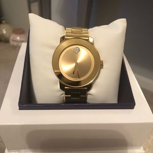 Movado Bold Women’s Gold Watch